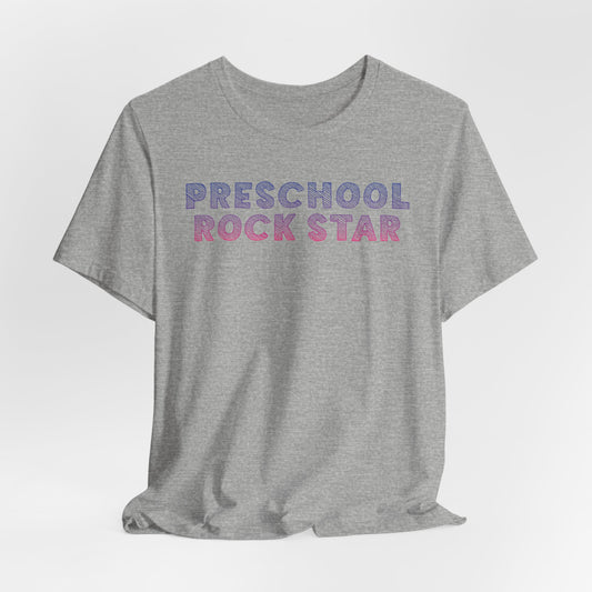 Custom Unisex Lined Preschool Rock Stars T-Shirt