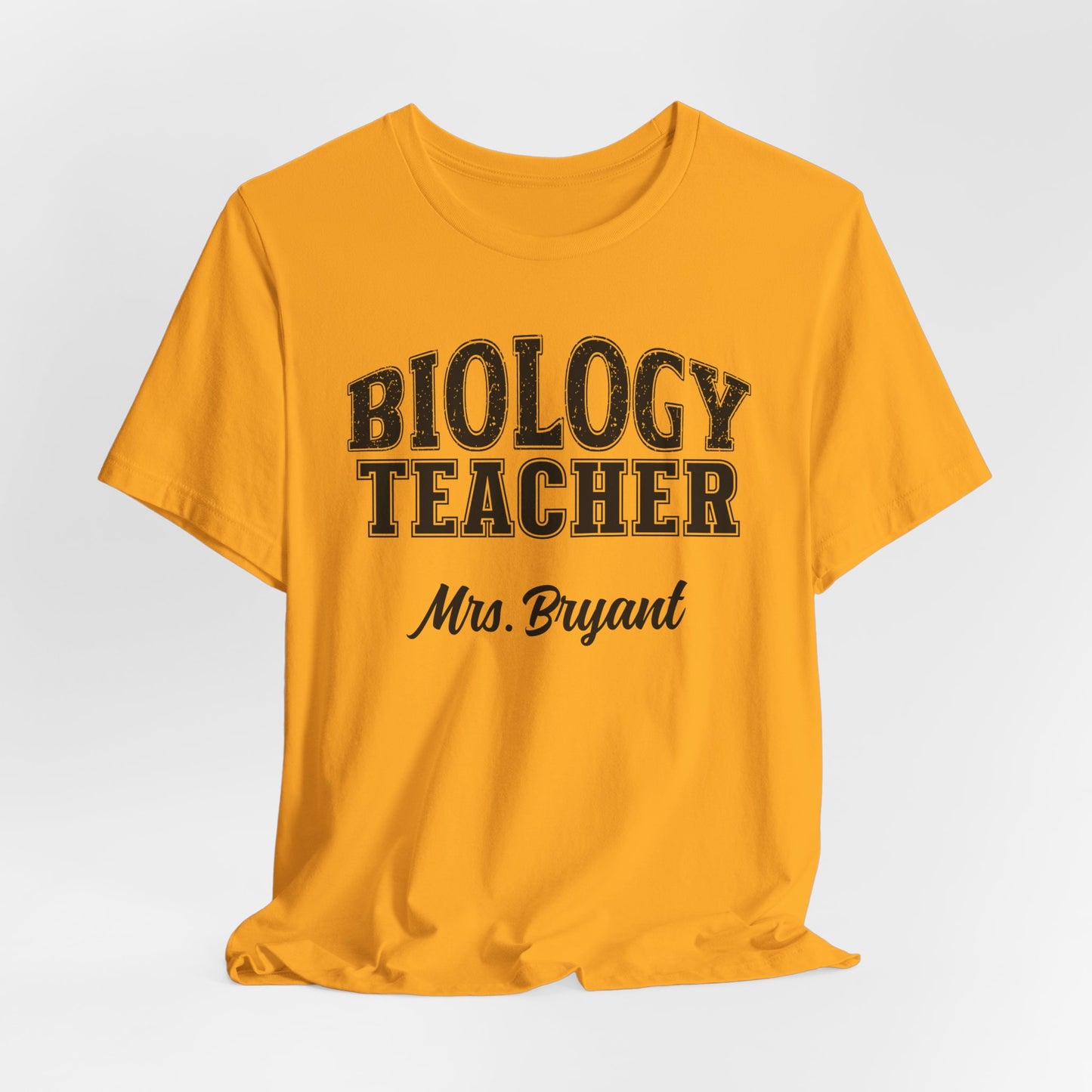 Custom Unisex Biology Teacher T-Shirt