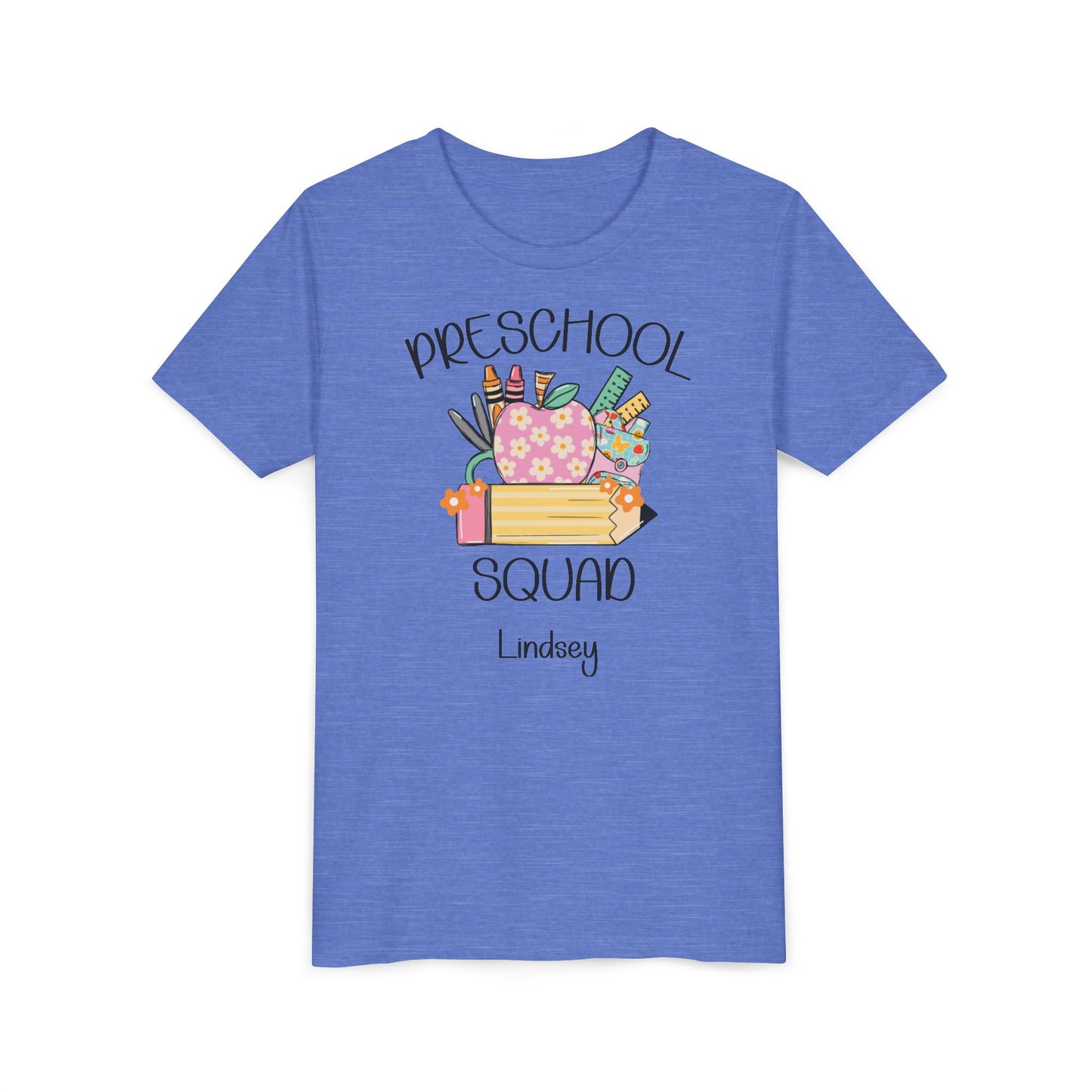 Custom Preschool Squad Youth T-Shirt