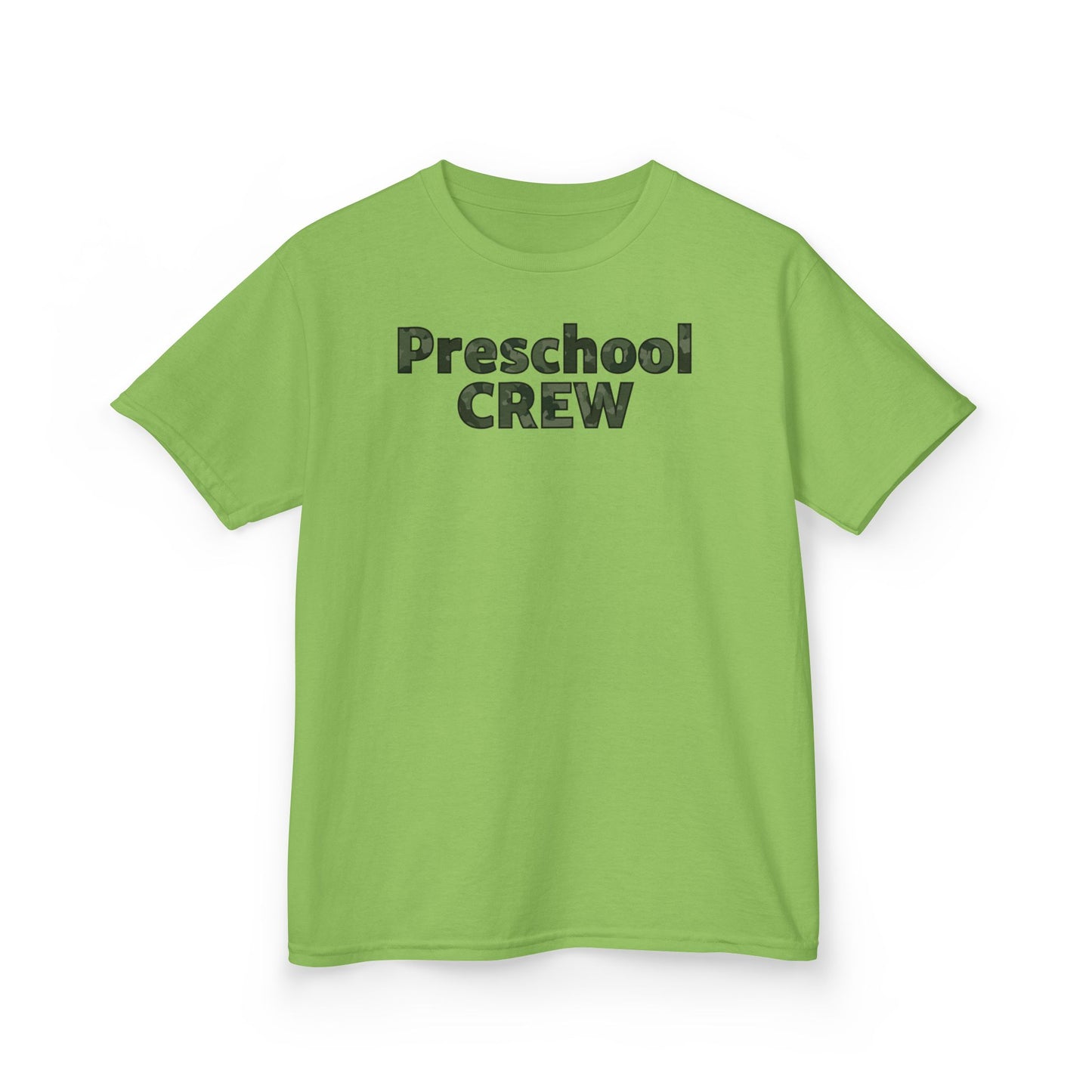 Custom Military Pront Preschool Crew Tee for Kids - Class of 2025