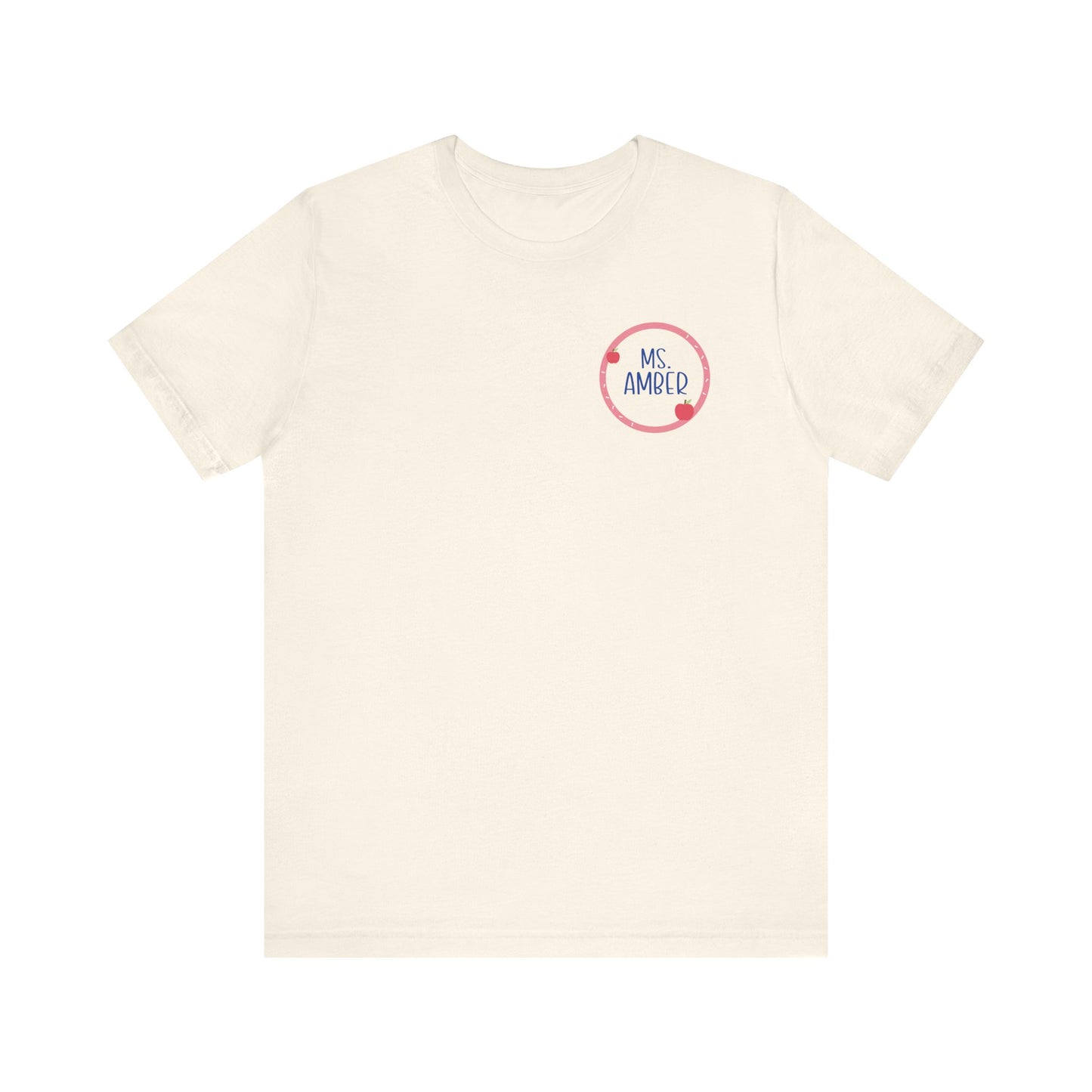 Custom Unisex Apple Circle T-Shirt