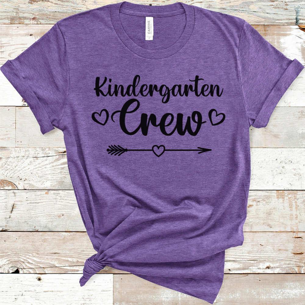 Custom Unisex Kindergarten Crew T-Shirt