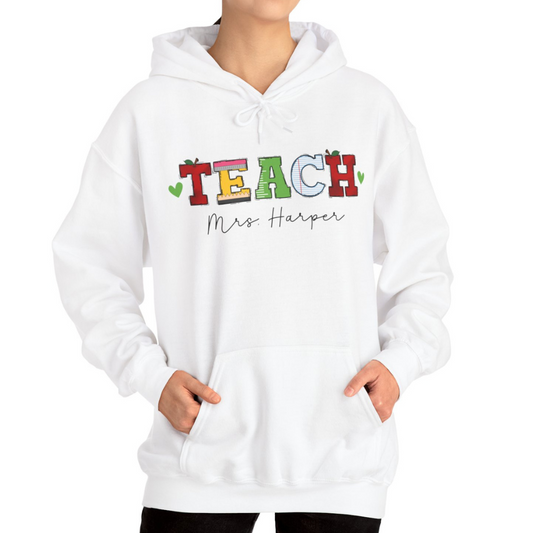 Custom Unisex Heavy Blend Teach Hoodie