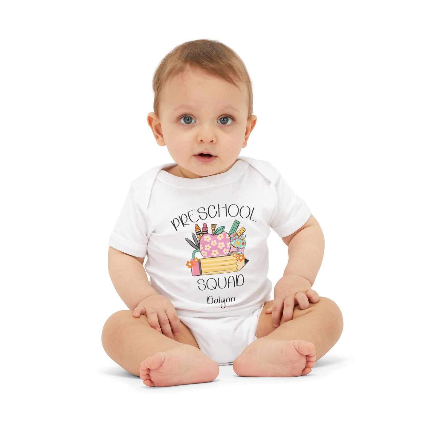 Custom Preschool Squad Infant Jersey One Piece