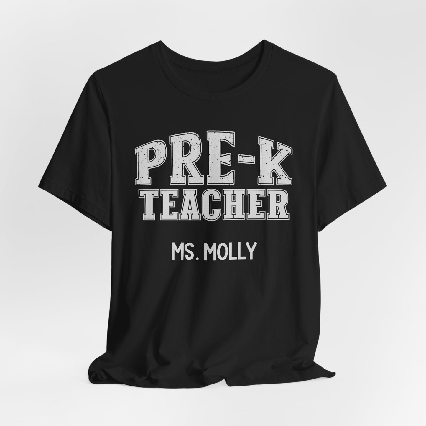 Custom Unisex Pre-K Teacher T-Shirt