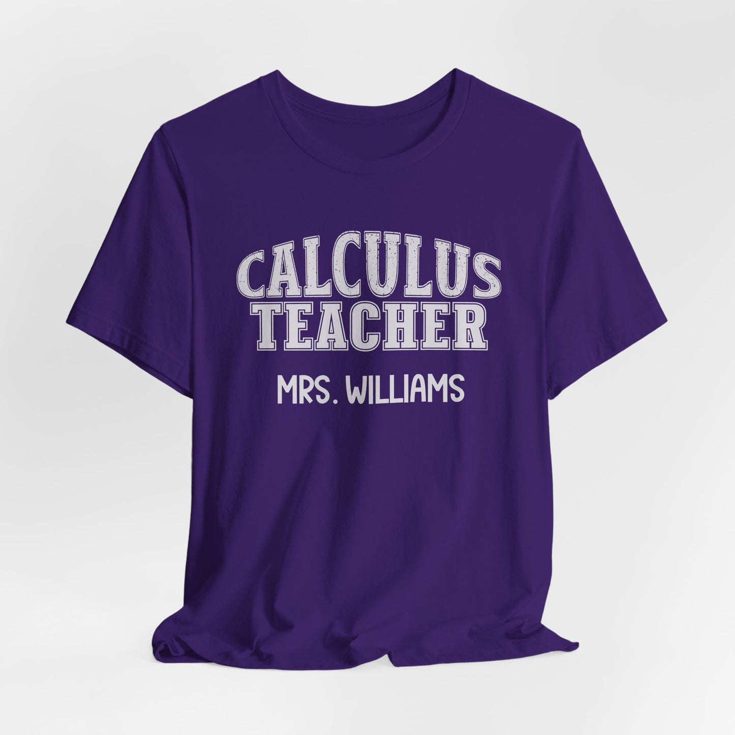 Custom Unisex Calculus Teacher T-Shirt