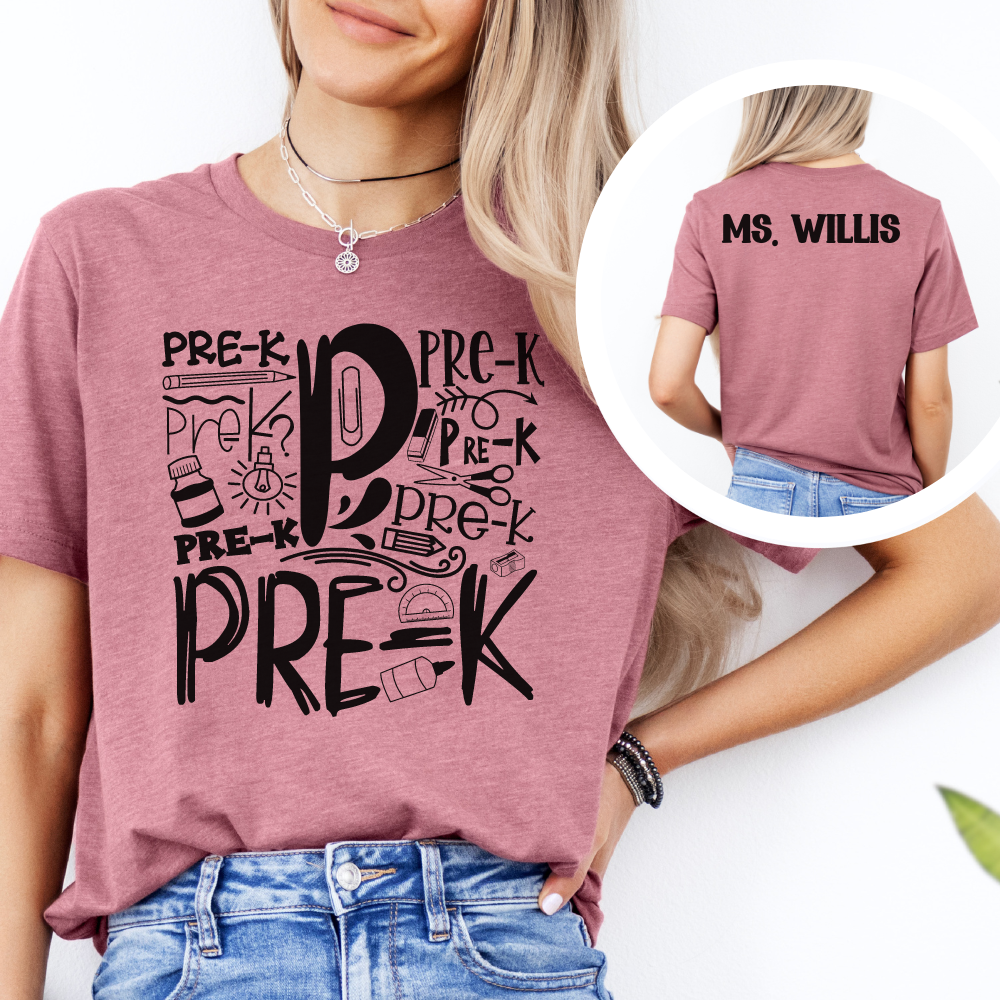 Unisex Custom Pre-K T-Shirt