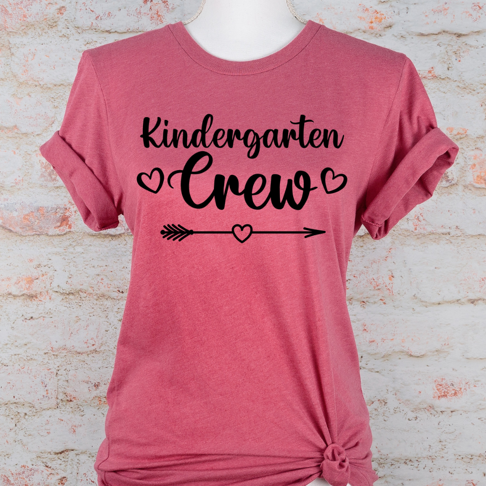 Custom Unisex Kindergarten Crew T-Shirt