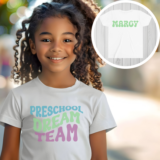 Custom Youth Preschool Dream Team Shirt