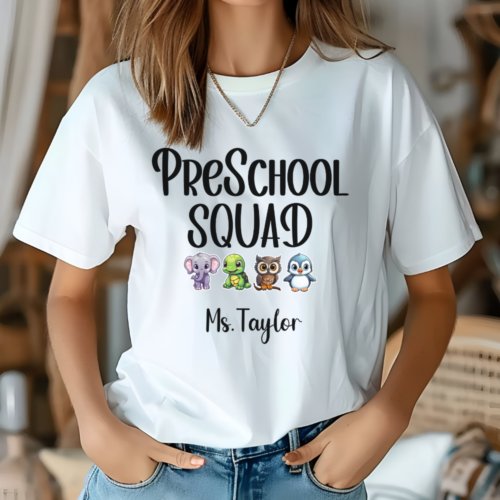 Custom Unisex PreSchool Squad T-Shirt