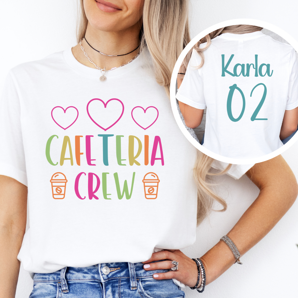 Custom Unisex Cafeteria Crew T-shirt