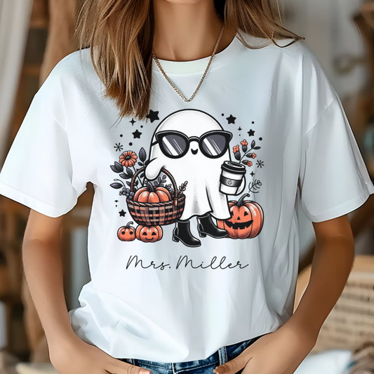 Custom Unisex Chic Ghost T-Shirt