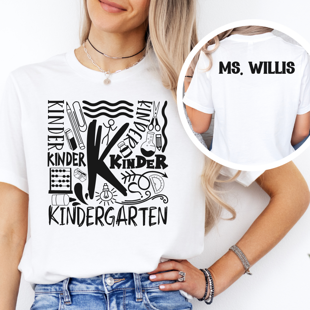 Custom Unisex Kindergarten T-Shirt