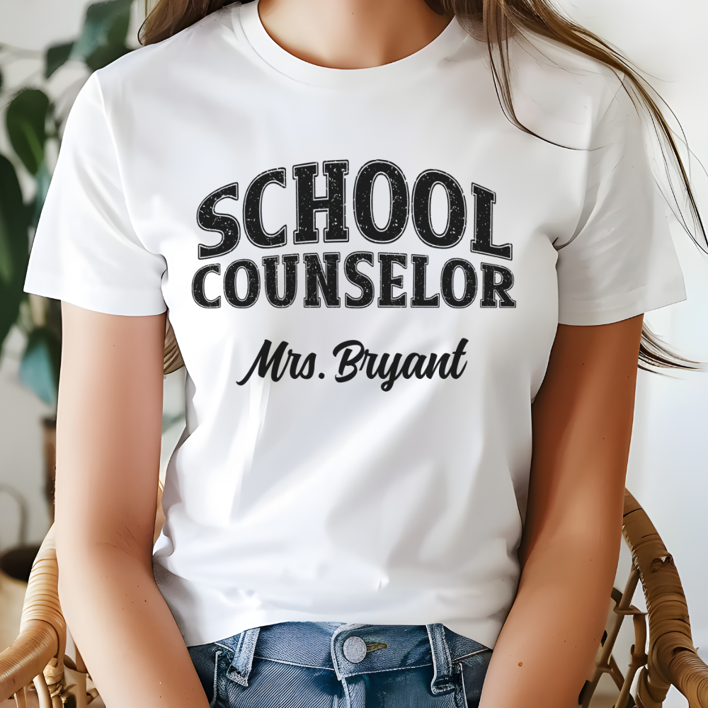 Custom Unisex School Counselor T-Shirt