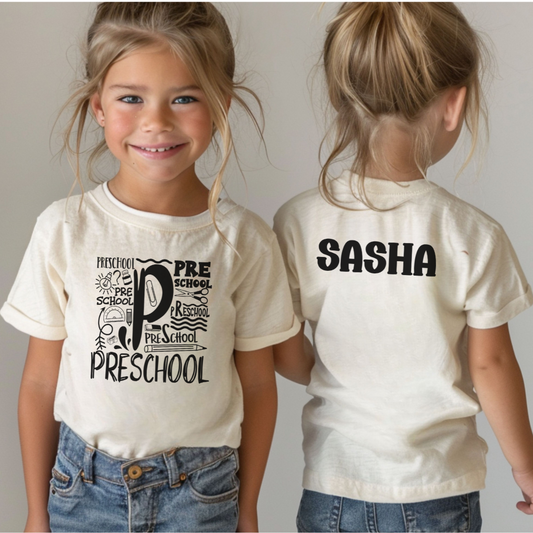Custom Preschool Toddler T-Shirt