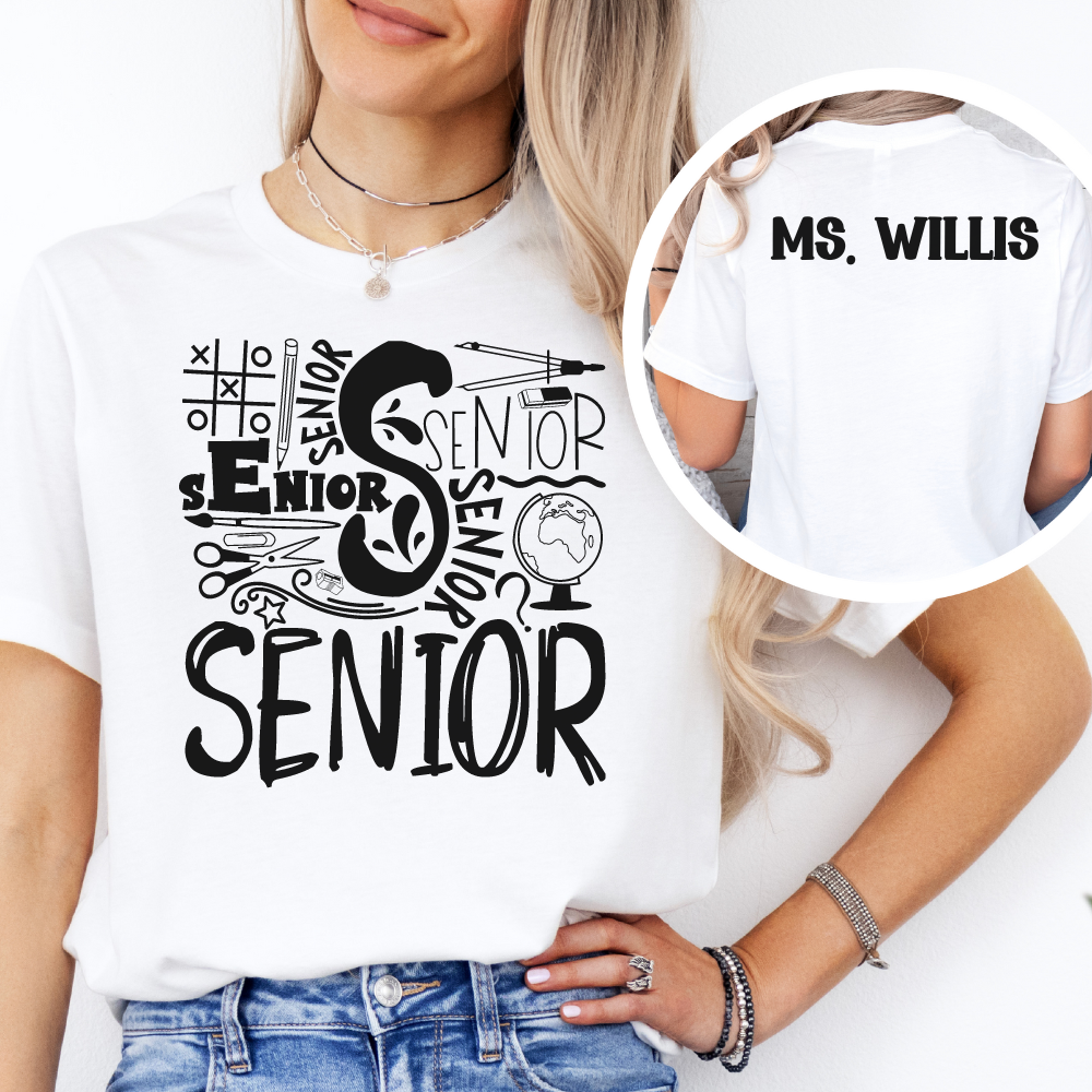 Custom Unisex Senior T-Shirt