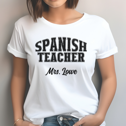 Custom Unisex Spanish Teacher T-Shirt