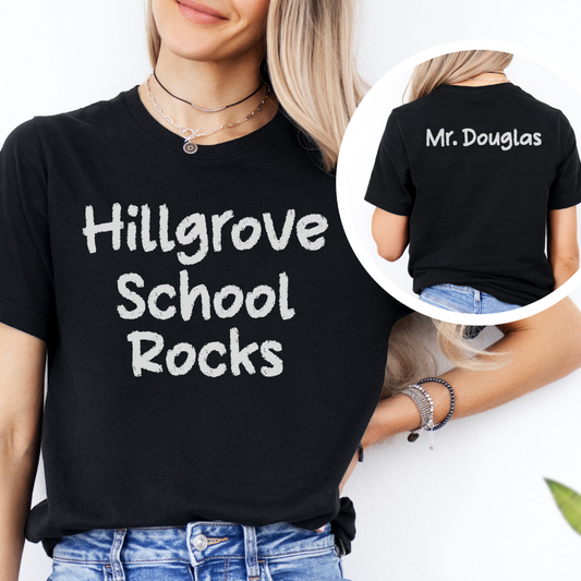 Custom Unisex School Chalk T-Shirt