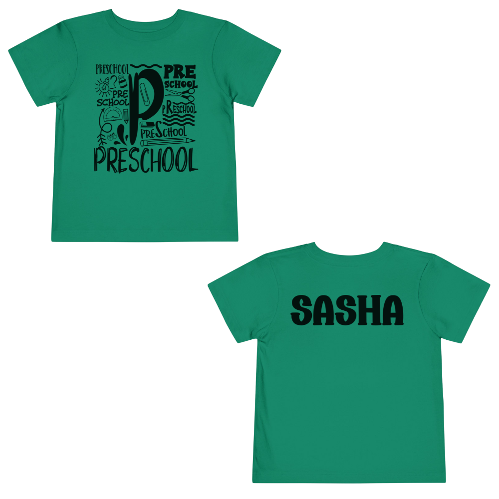 Custom Preschool Toddler T-Shirt