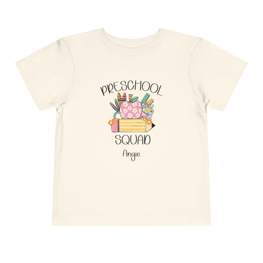 Custom Preschool Squad Toddler T-Shirt