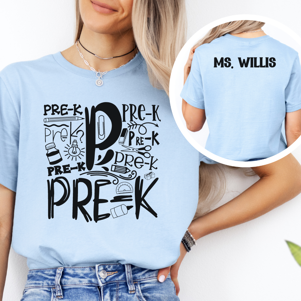 Unisex Custom Pre-K T-Shirt