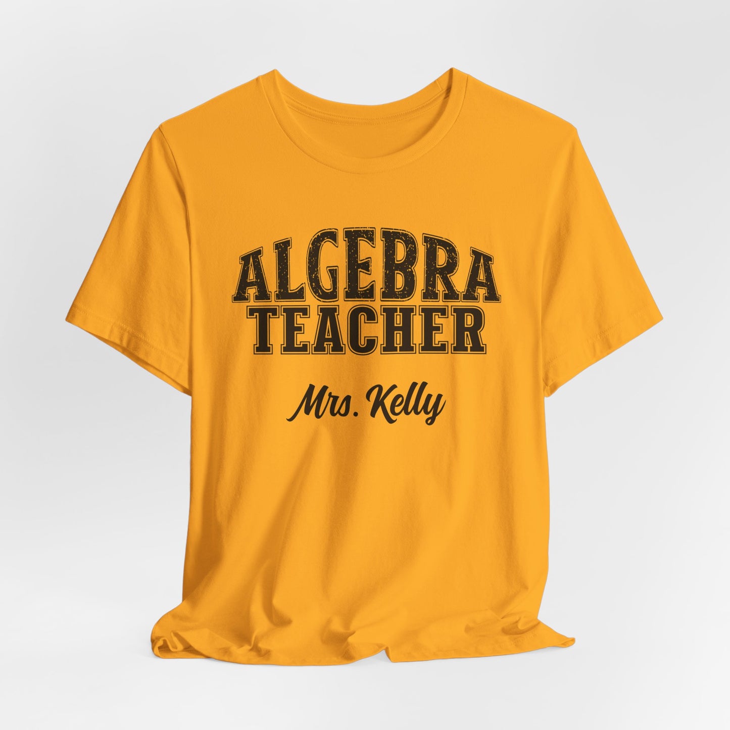 Custom Unisex Algebra Teacher T-Shirt