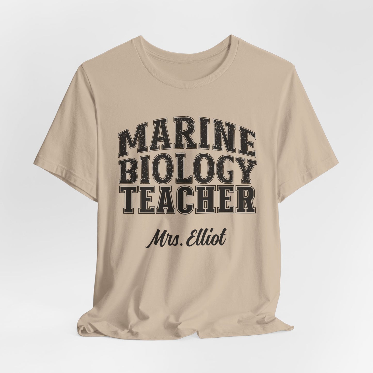 Custom Unisex Marine Biology Teacher T-Shirt