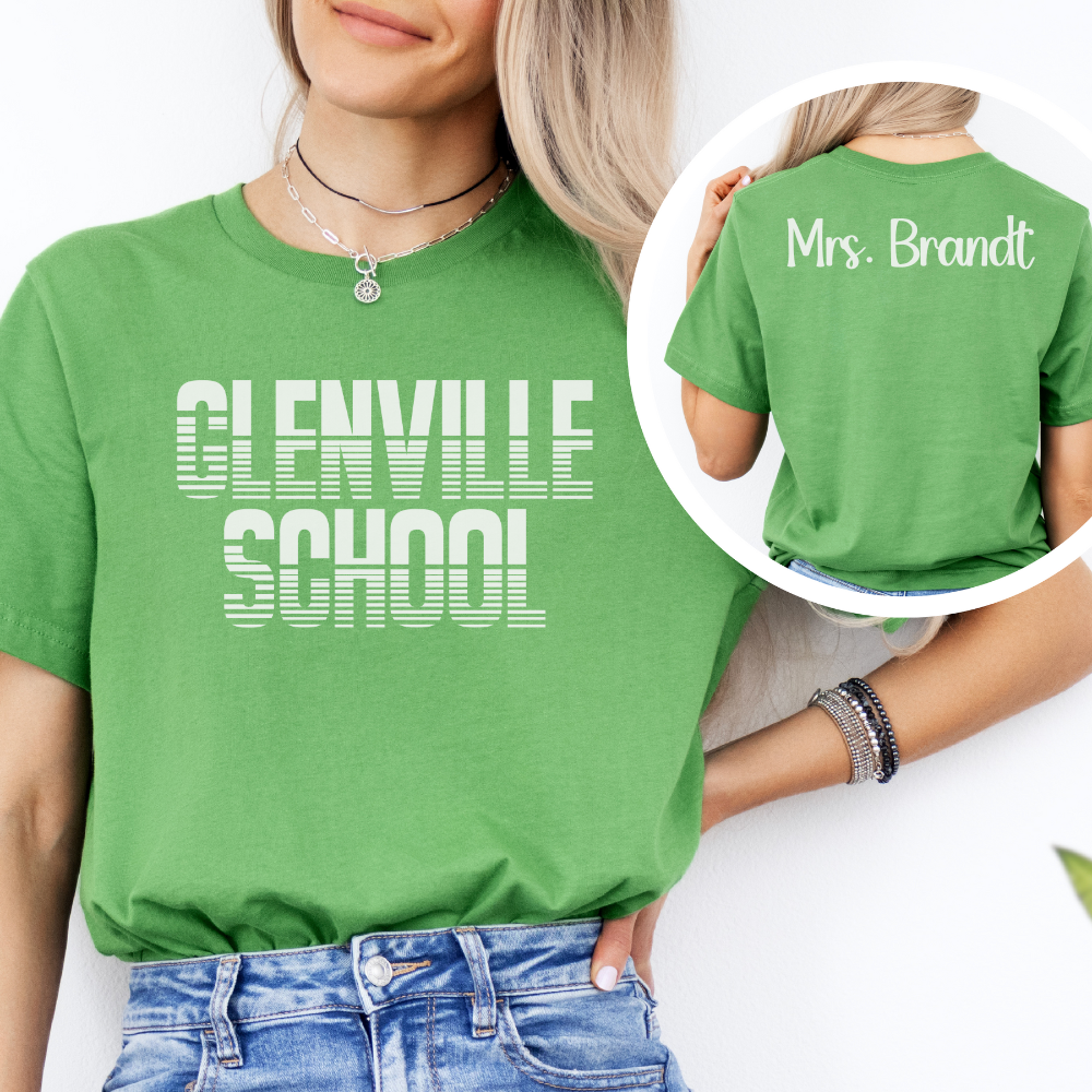 Custom Unisex School Name T-Shirt