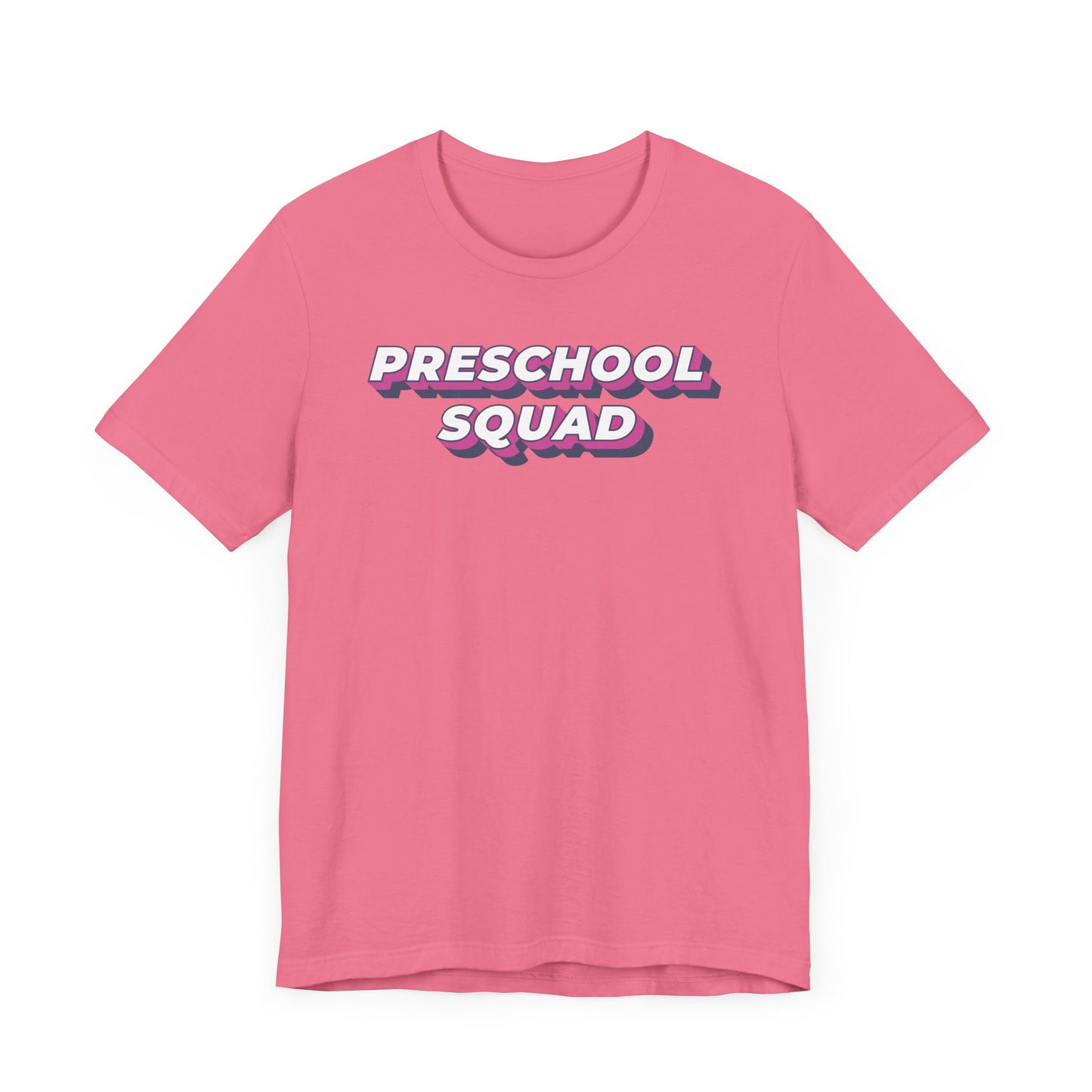 Custom Unisex Layered Preschool Squad T-Shirt