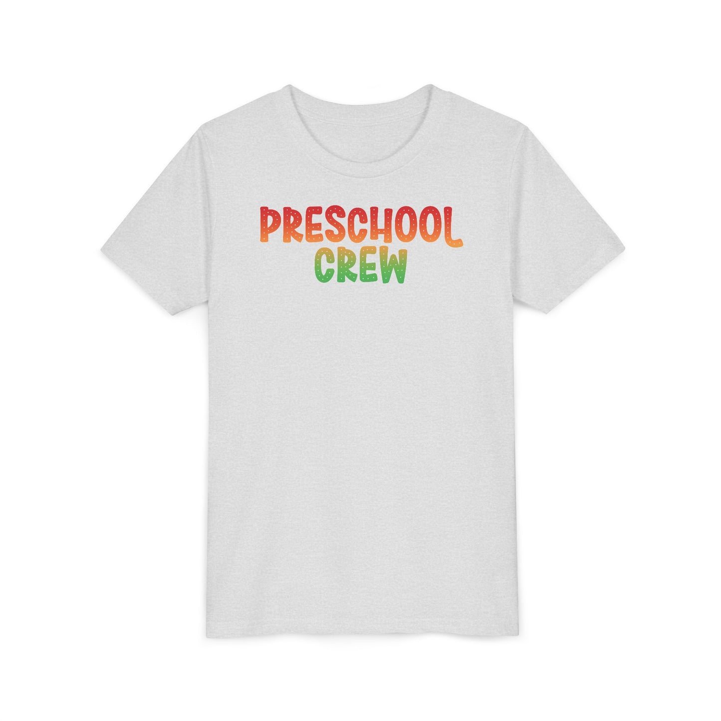 Custom Multi-Colored Preschool Crew Youth T-Shirt