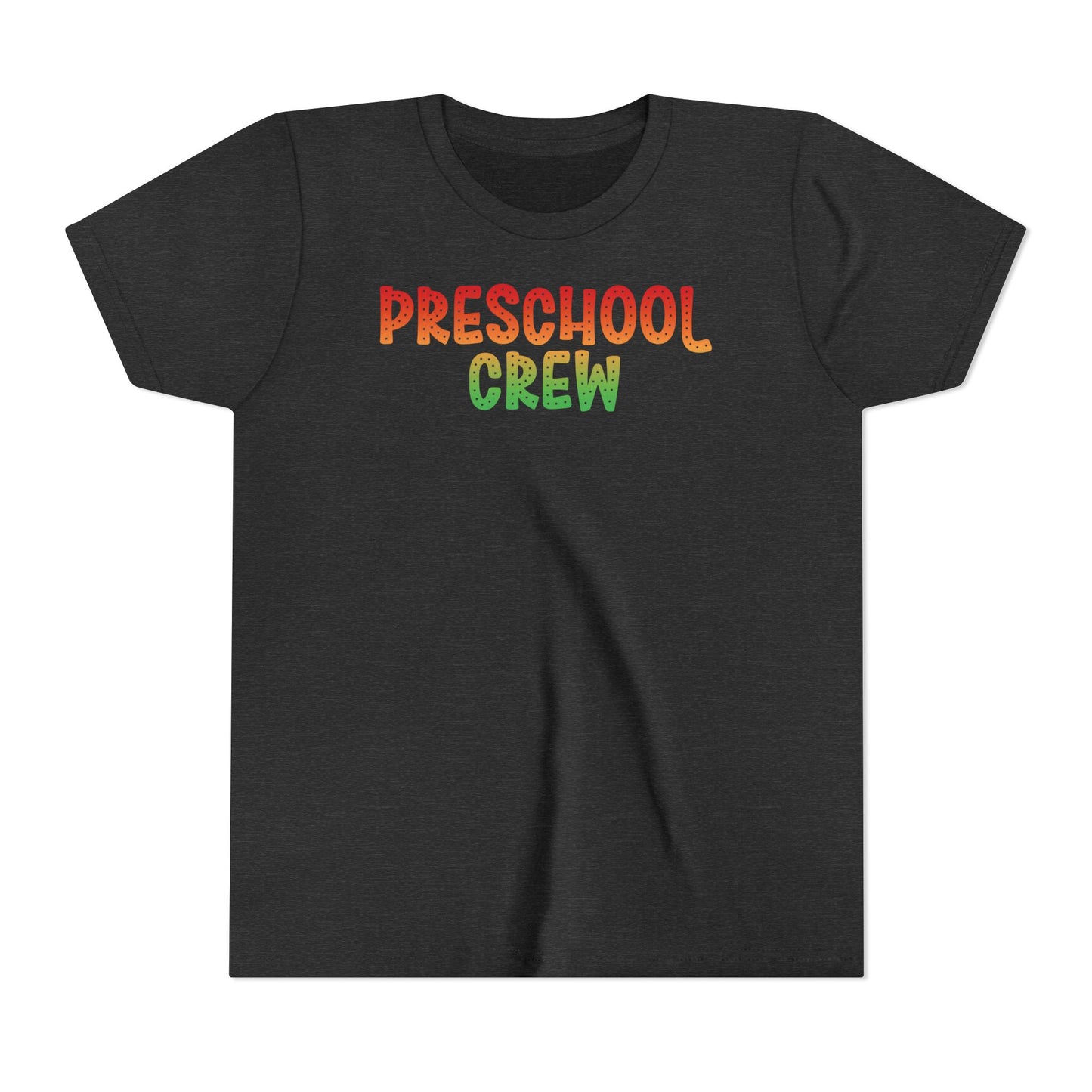 Custom Multi-Colored Preschool Crew Youth T-Shirt