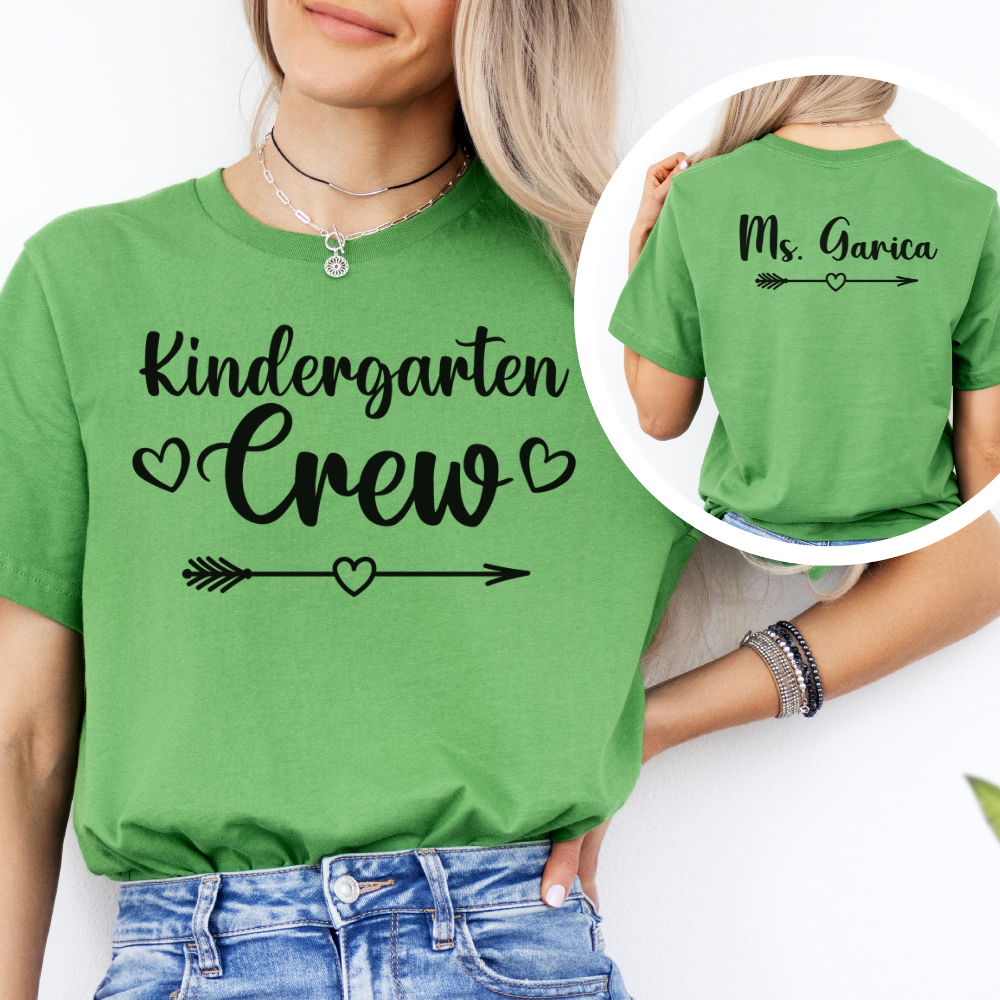 Custom Unisex Kindergarten Crew T-Shirt