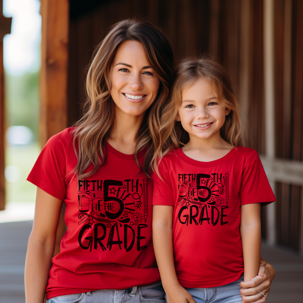 Custom Unisex 5th Grade T-Shirt