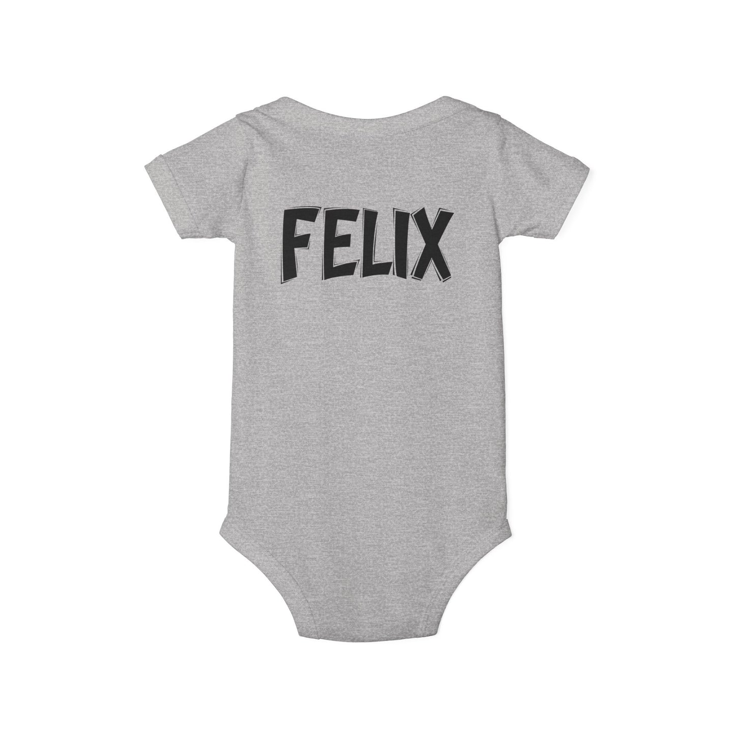 Custom School Name Infant Jersey Outlined One Piece