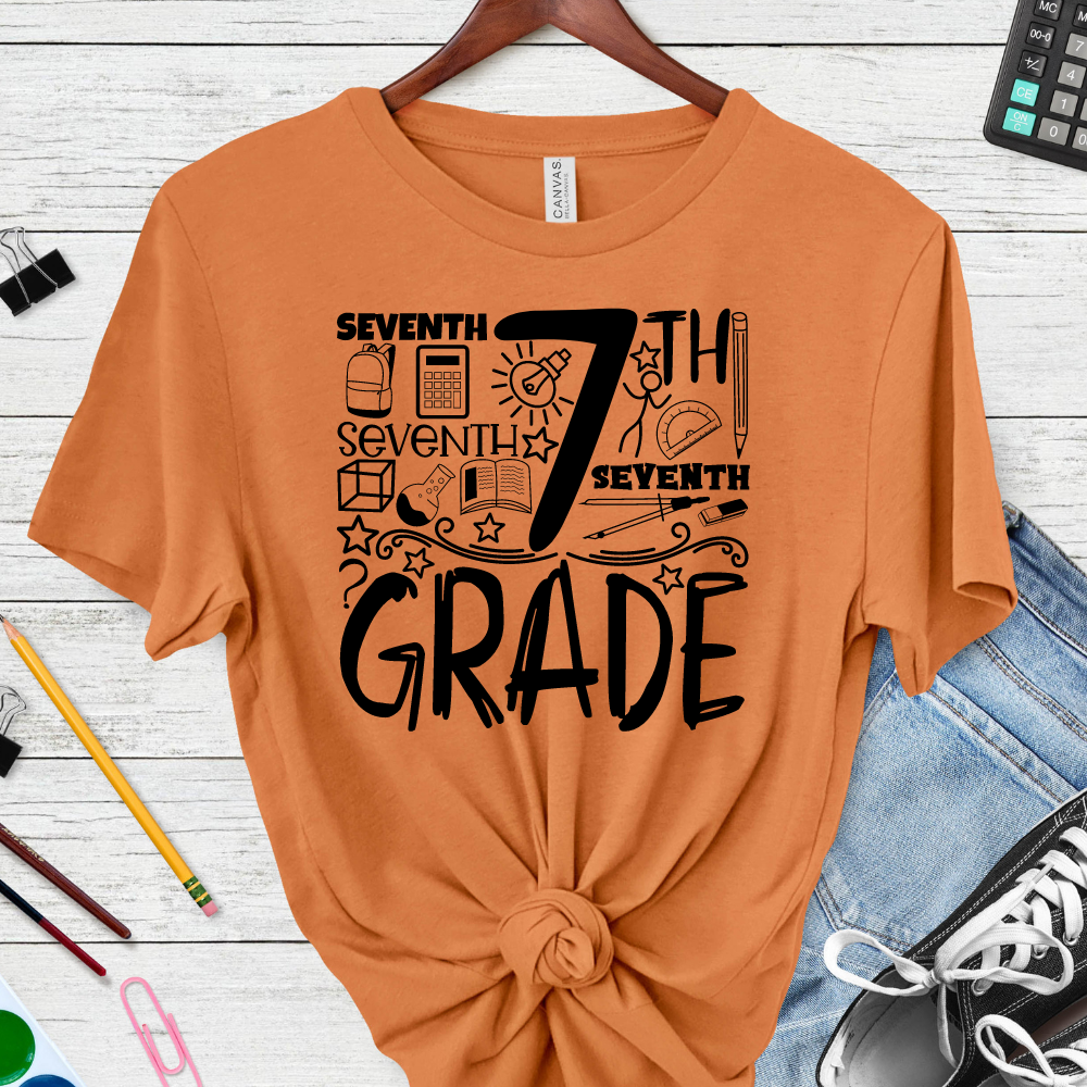 Custom Unisex 7th Grade T-Shirt