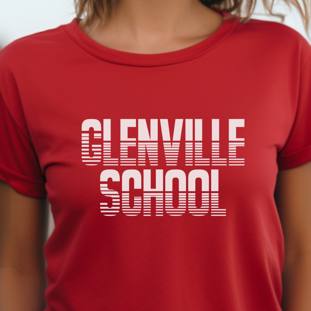 Custom Unisex School Name T-Shirt