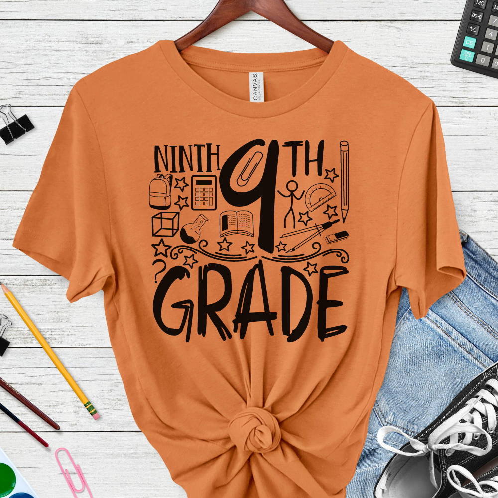 Custom Unisex 9th Grade T-Shirt