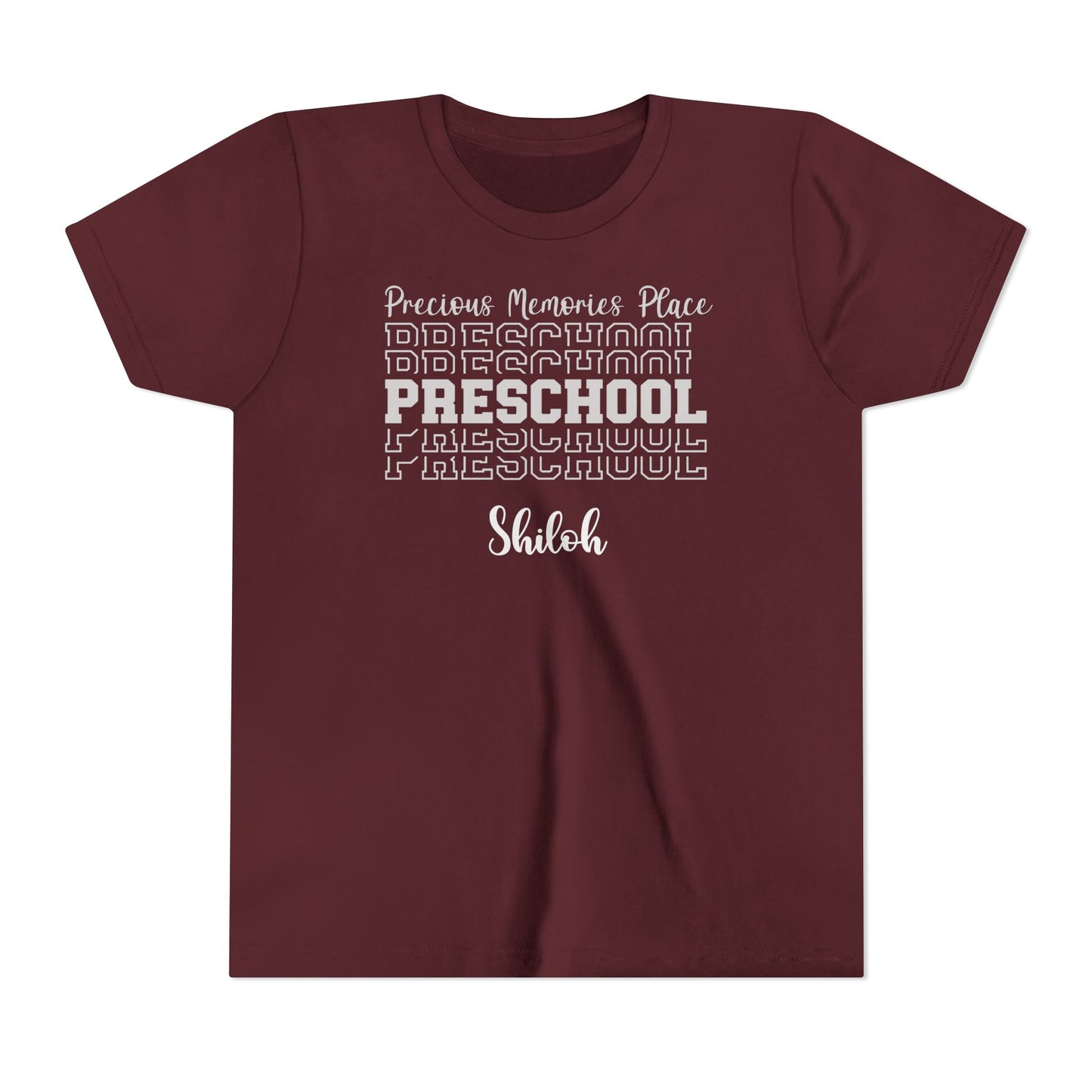 Custom Preschool Youth Tee - School Spirit Building Shirt
