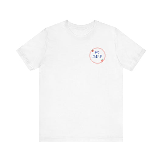 Custom Unisex Stawberry Circle T-Shirt