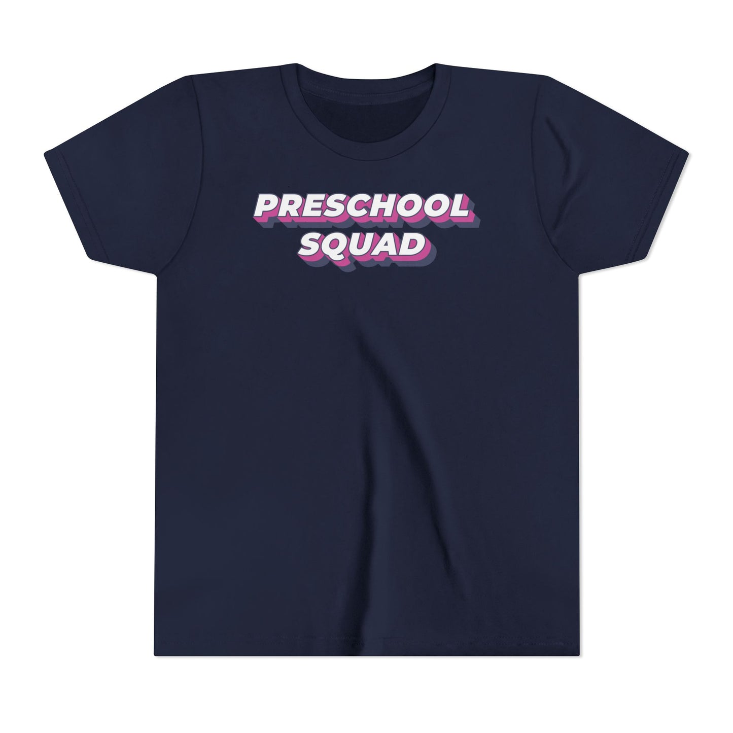 Custom Layered Preschool Squad Youth T-Shirt
