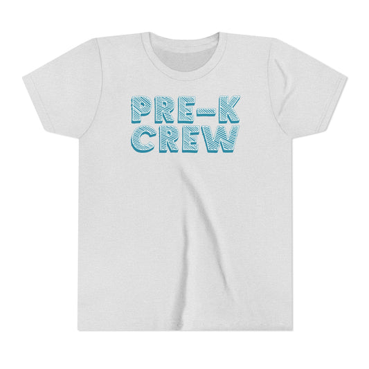 Custom Crossed Out Pre-K Crew Youth T-Shirt