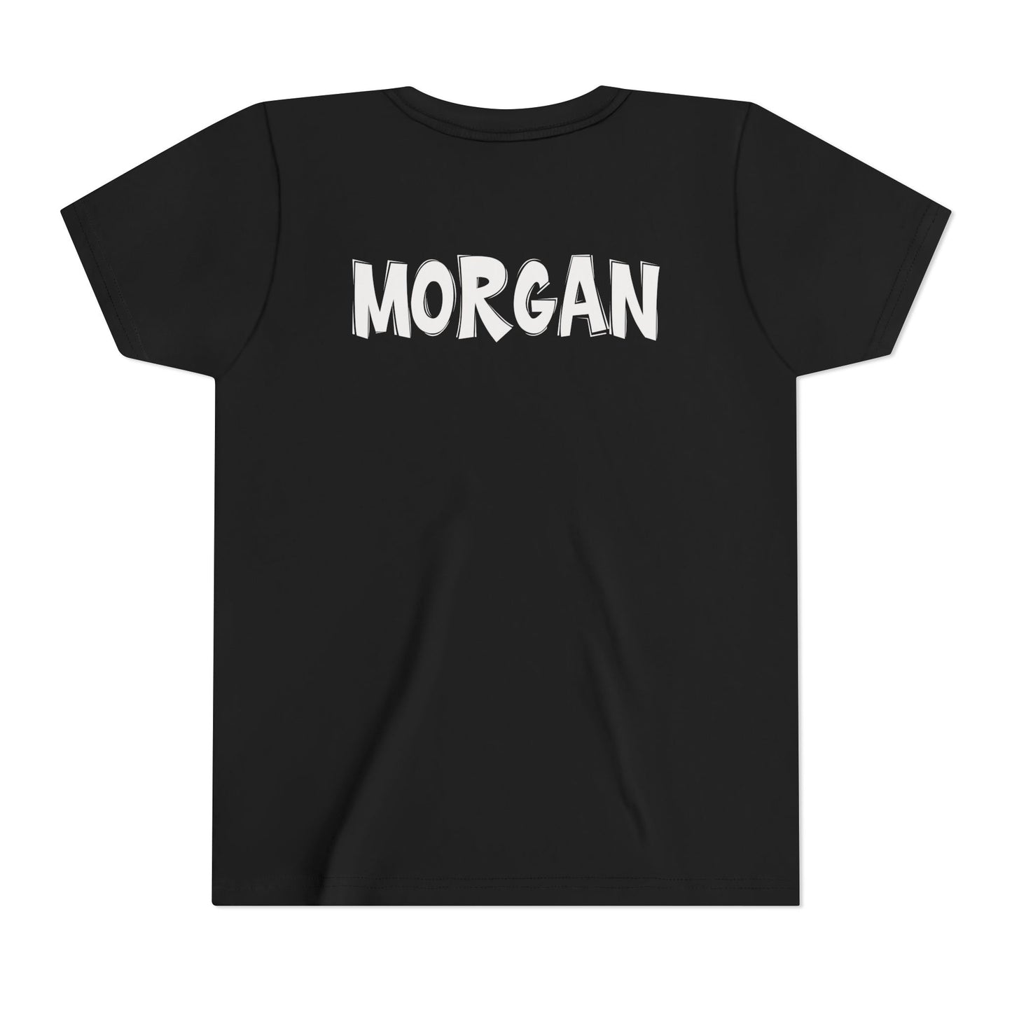 Custom School Name Youth Outlined T-Shirt