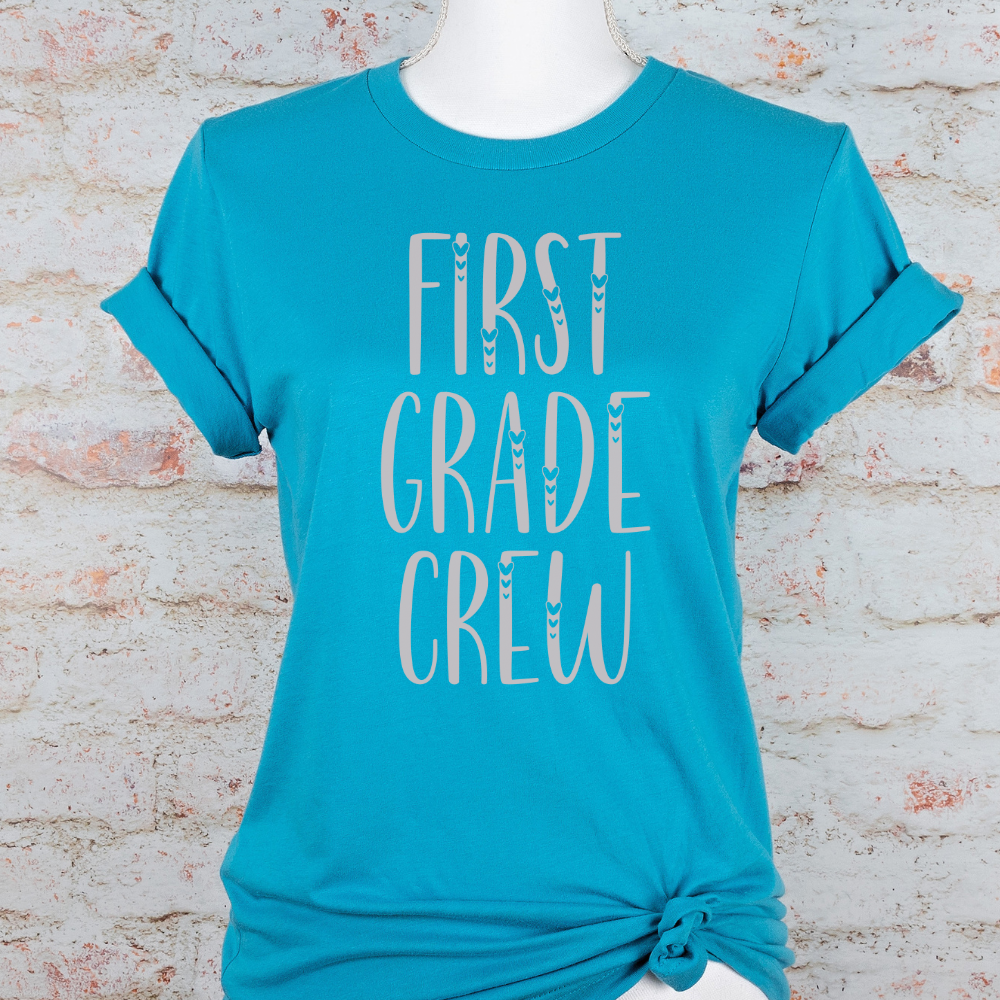 Custom Unisex First Grade Crew T-Shirt