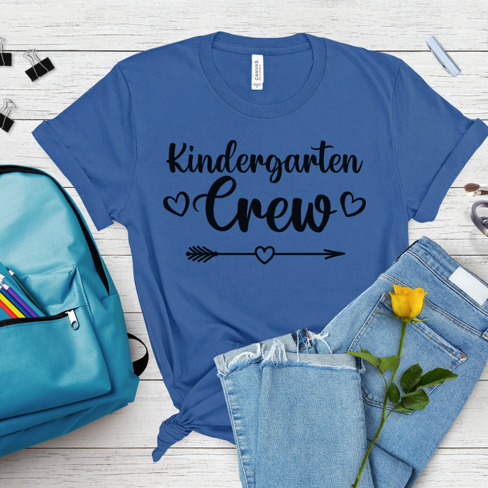 Custom Unisex Kindergarten Crew T-Shirt