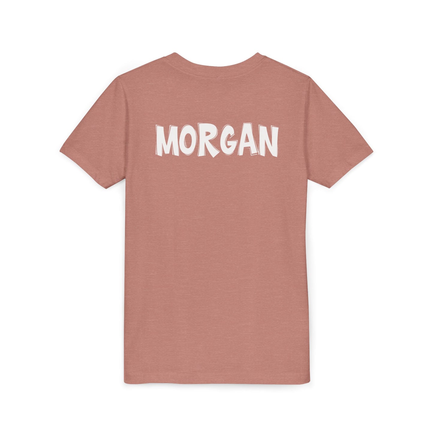 Custom School Name Youth Outlined T-Shirt