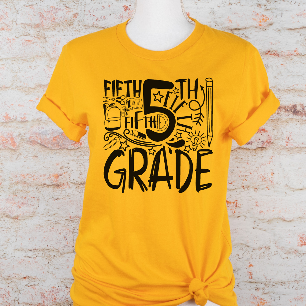 Custom Unisex 5th Grade T-Shirt