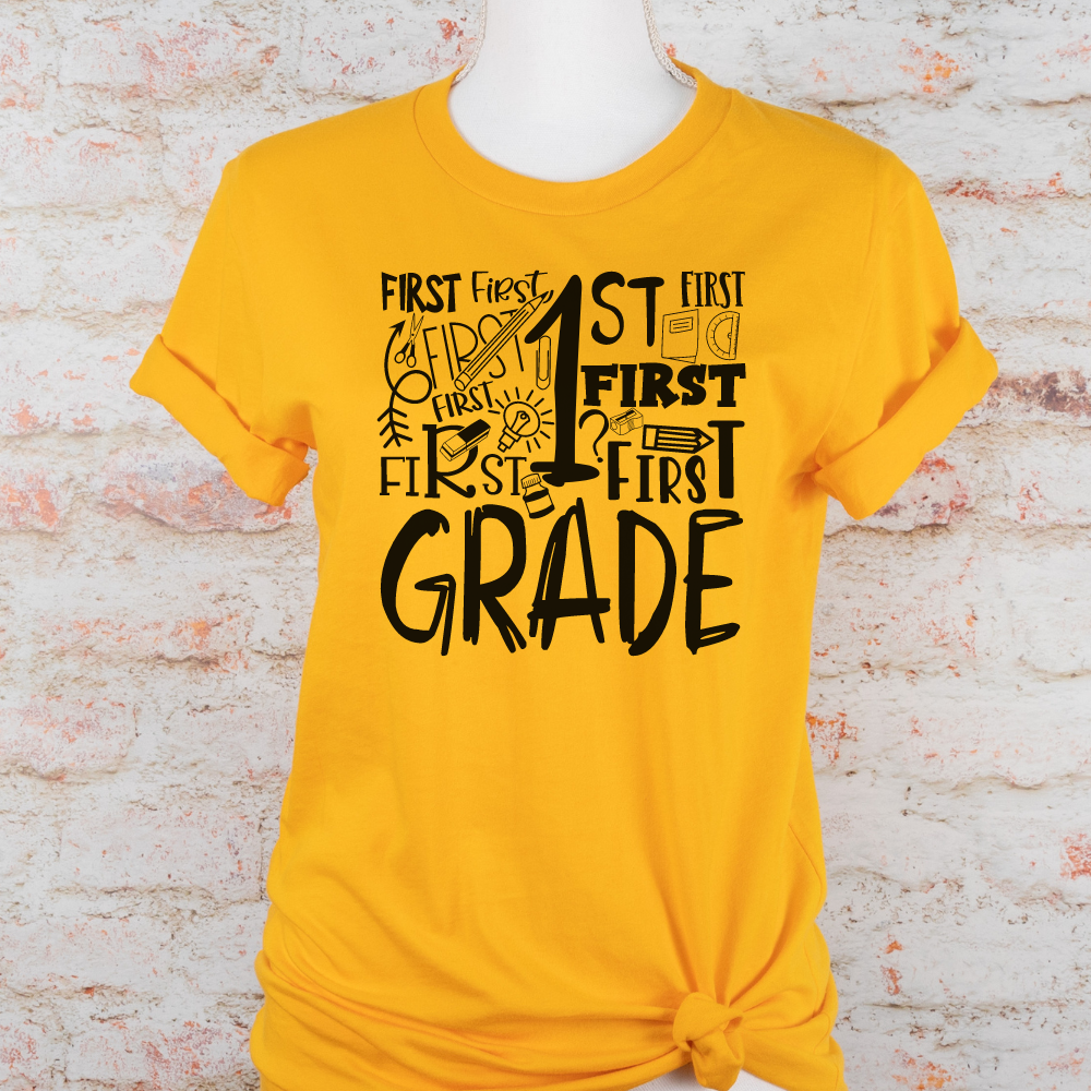 Custom Unisex 1st Grade T-Shirt