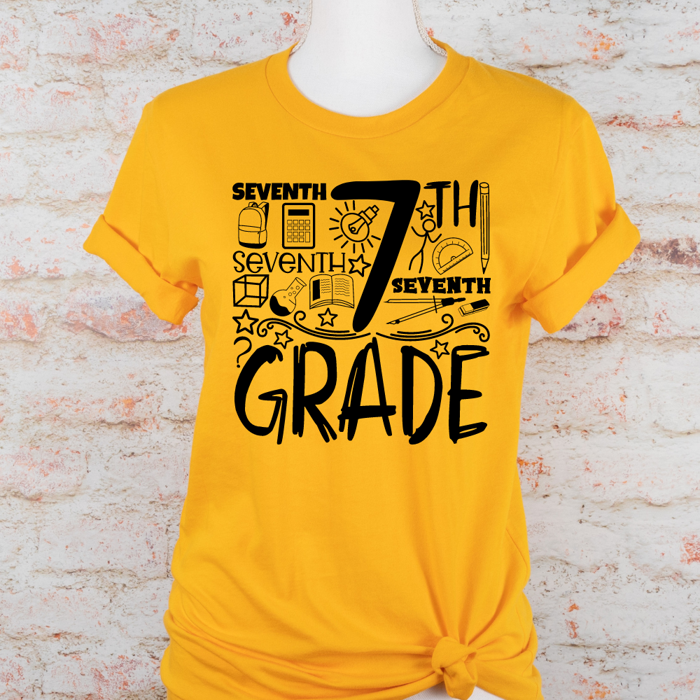 Custom Unisex 7th Grade T-Shirt