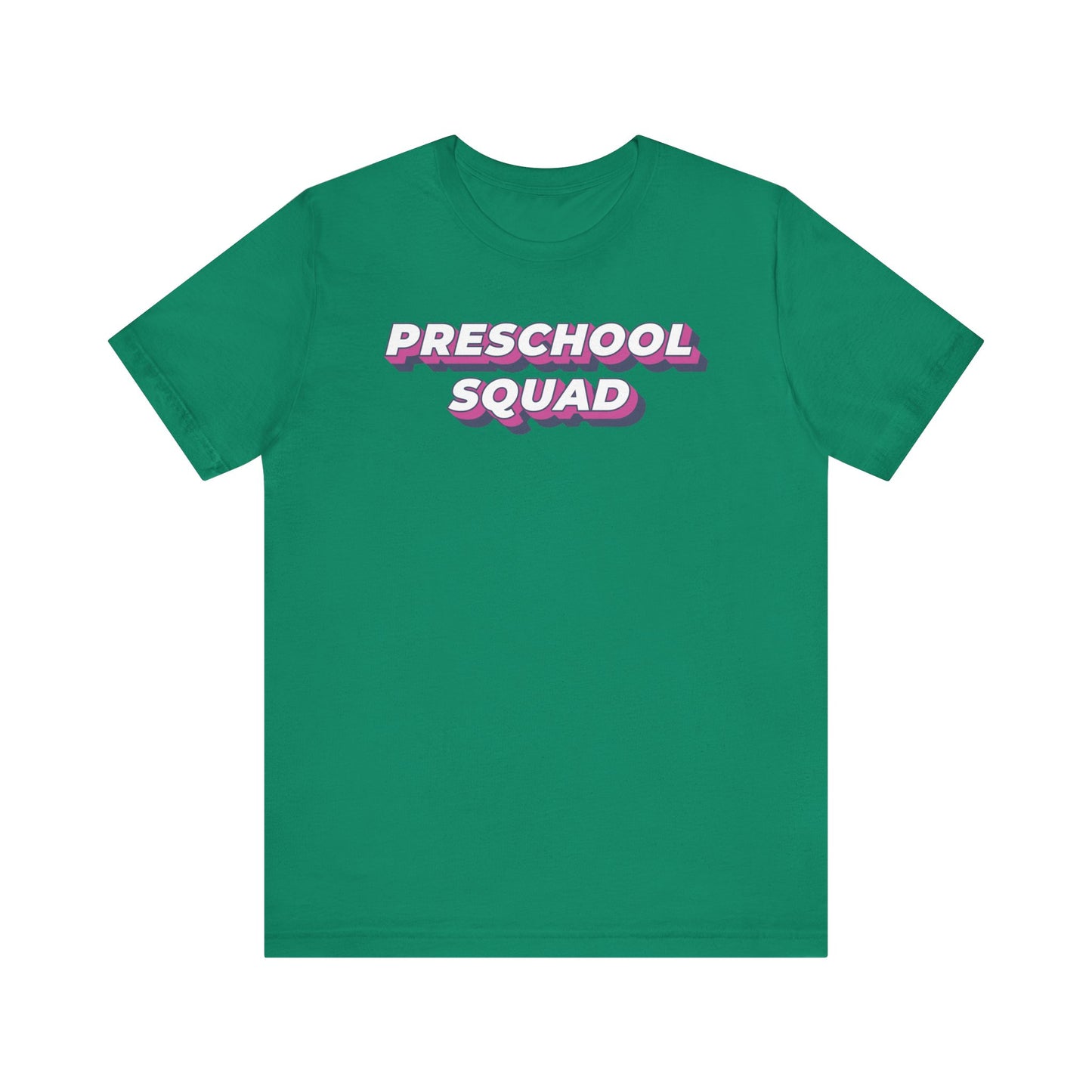 Custom Unisex Layered Preschool Squad T-Shirt