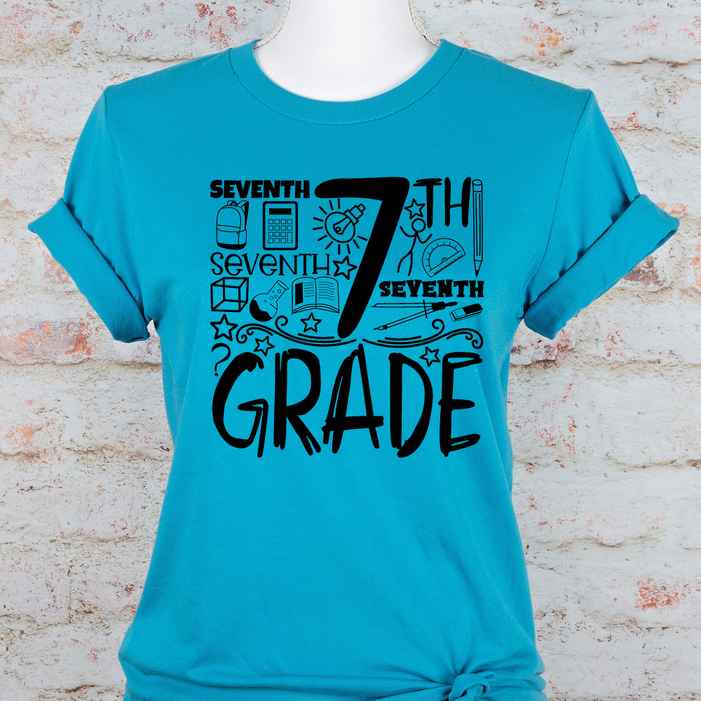 Custom Unisex 7th Grade T-Shirt